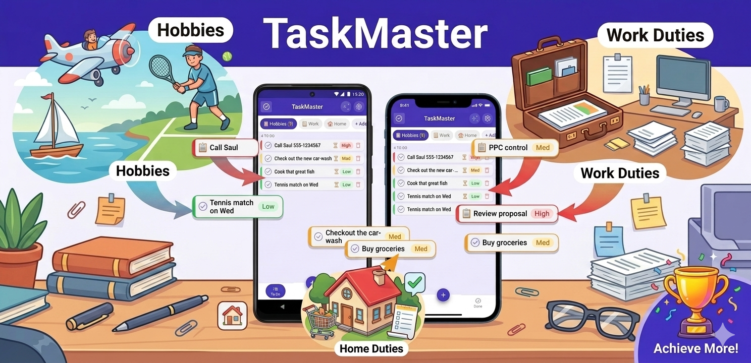 TaskMaster — feature banner