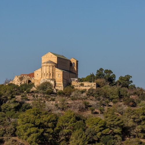  Church of the Transfiguration is a Franciscan church on Mount Tabor